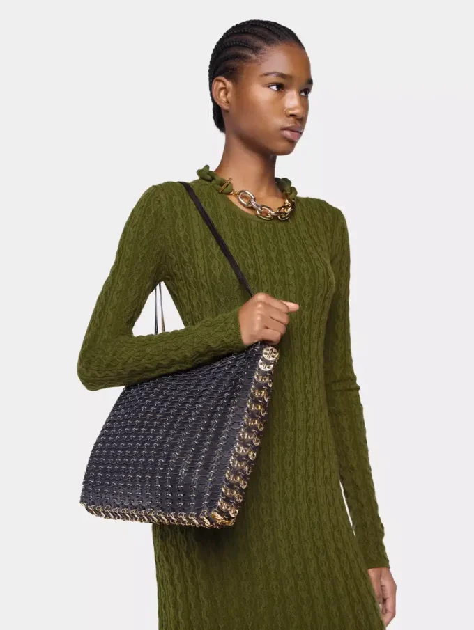1969 reversible tote Flip bag in leather