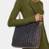 1969 reversible tote Flip bag in leather