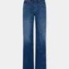 Baggy jeans in dark washed denim