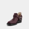 Biker ankle boots in leather