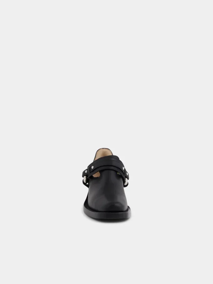Biker ankle boots in leather