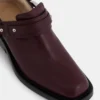 Biker ankle boots in leather