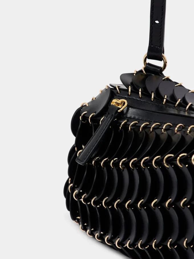 Black Paco crossbody leather bag