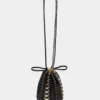Bucket reversible Flip bag in leather