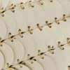 Cream paco crossbody leather bag