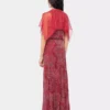 Crepe top with pearl embroidery