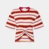 Cropped t-shirt in cotton
