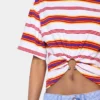 Cropped t-shirt in cotton