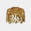 Cropped top in gradient assembly