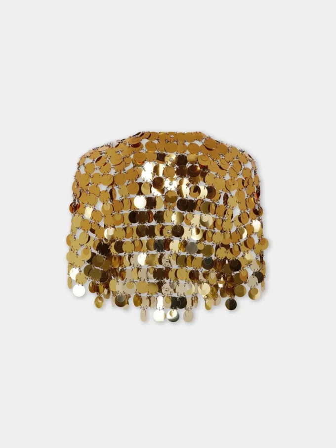 Cropped top in gradient assembly