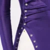 Draped jersey top