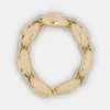 Eight chunky bicolored bracelet