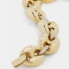 Eight chunky bicolored bracelet