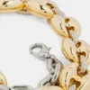 Eight chunky gold/silver necklace Eight chunky gold/silver necklace