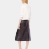 Embroidered wool top