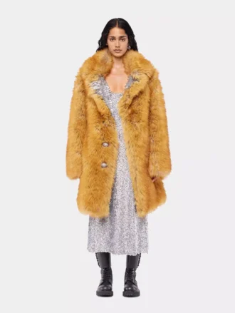 Fake fur coat