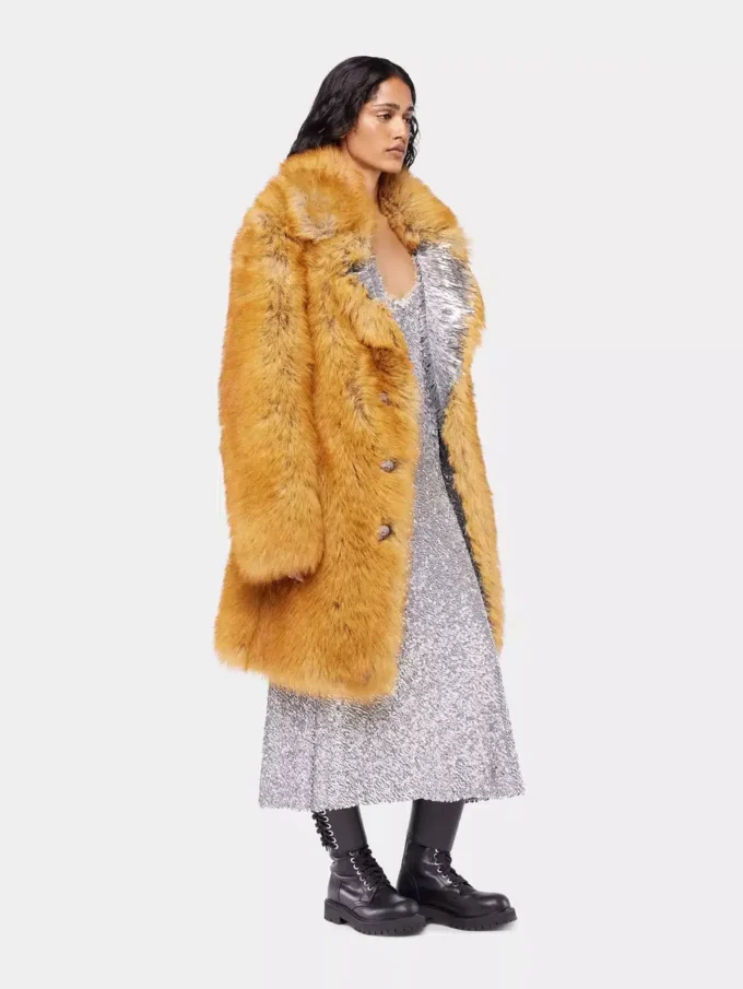 Fake fur coat