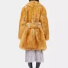 Fake fur coat