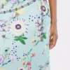 Floral patterned skirt with chain details