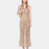 Long dress in crochet