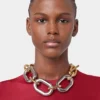 Gold and silver oversized XL link necklace Gold and silver oversized XL link necklace