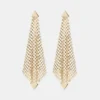 Gold chainmail earrings Gold chainmail earrings