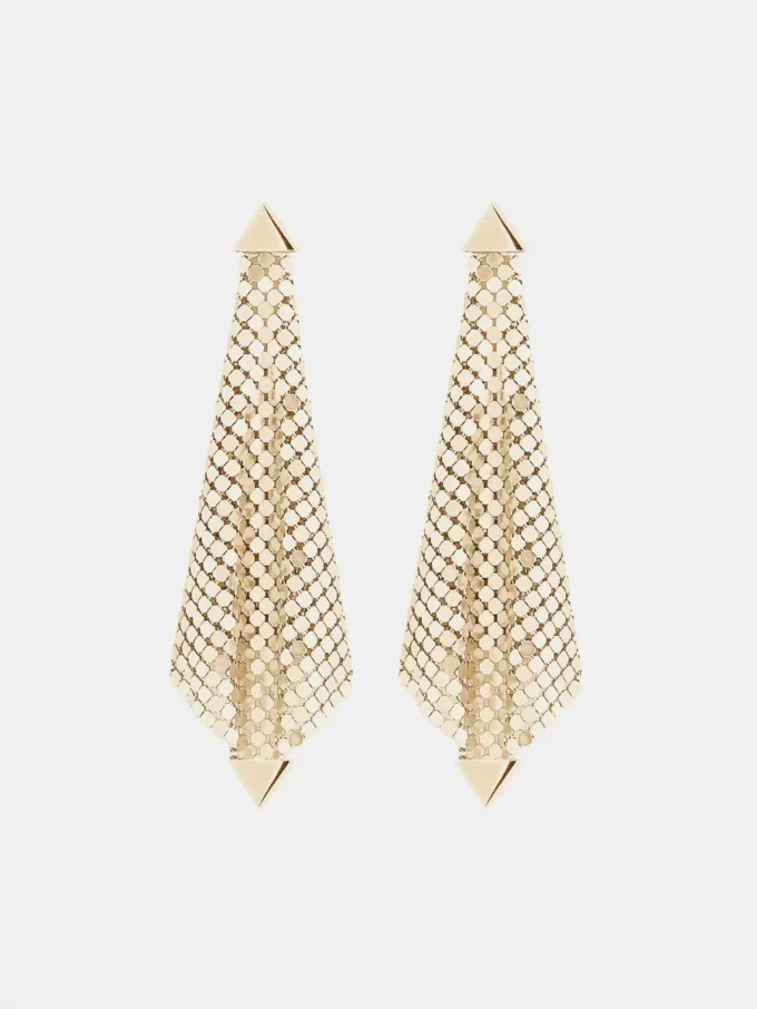 Gold chainmail earrings Gold chainmail earrings