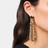 Gold chainmail earrings Gold chainmail earrings