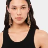 Gold chainmail earrings Gold chainmail earrings