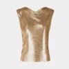 Gold chainmail Top