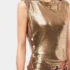 Gold chainmail Top