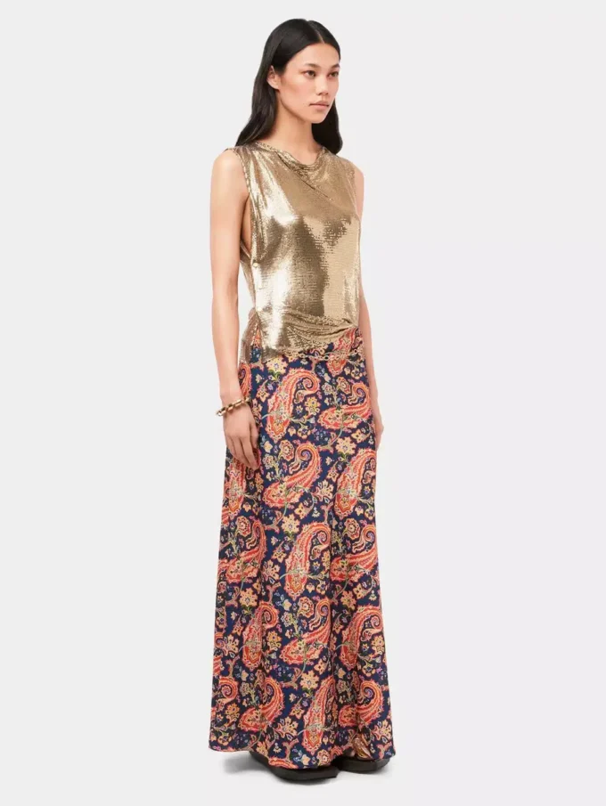 Gold chainmail Top