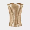Gold chainmail Top