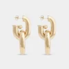 Gold double XL Link earrings Gold double XL Link earrings