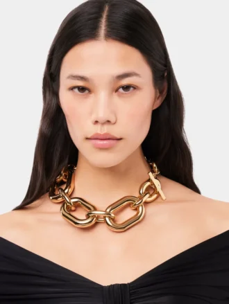Gold oversized XL link necklace