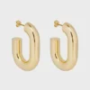 Gold XL link earrings Gold XL link earrings