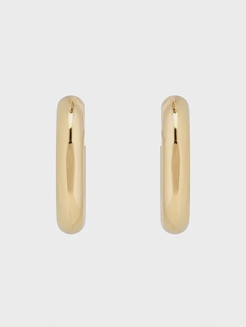 Gold XL link earrings Gold XL link earrings