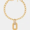 Gold xl link necklace