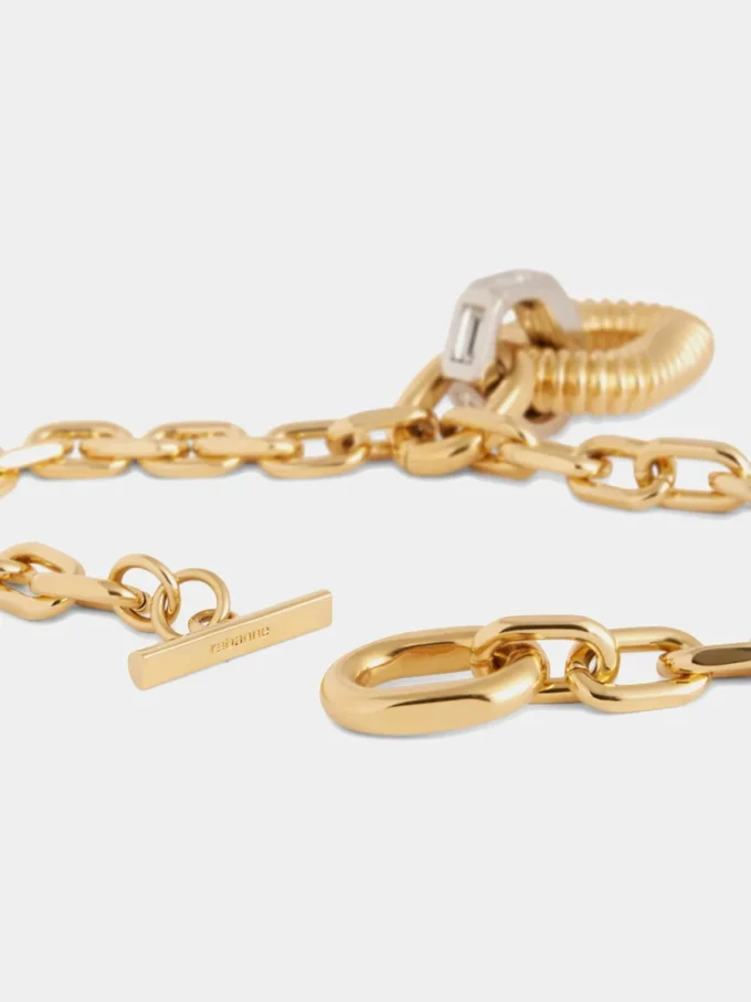 Gold xl link necklace