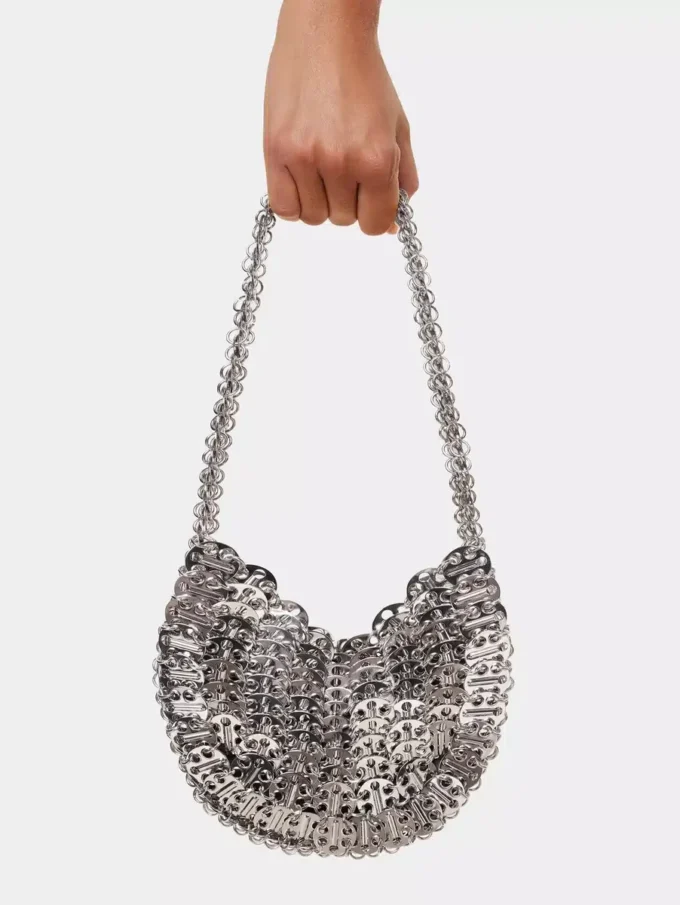 Iconic 1969 moon bag silver
