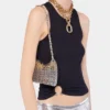 Gold double XL Link necklace with pendant