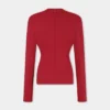 Jersey top with ruched details
