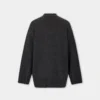 Knitted cardigan in wool and cashmere