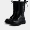 Leather boots
