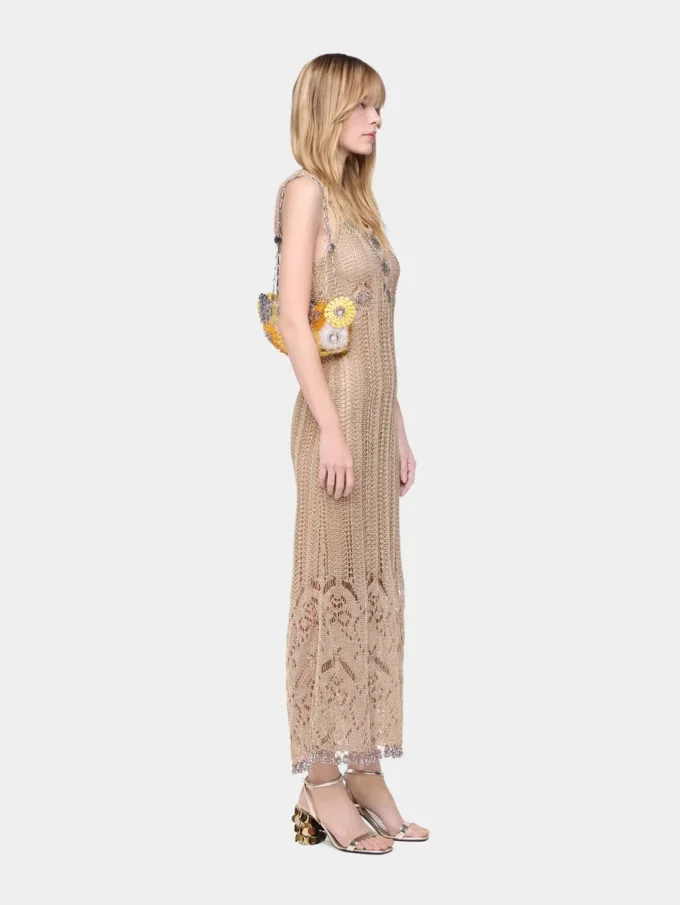 Long dress in crochet