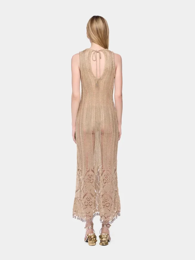 Long dress in crochet
