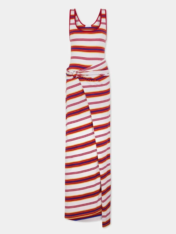 Long dress in jersey