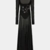 Long dress in jersey
