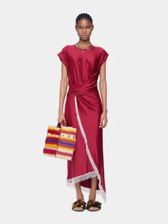 Long dress in jersey