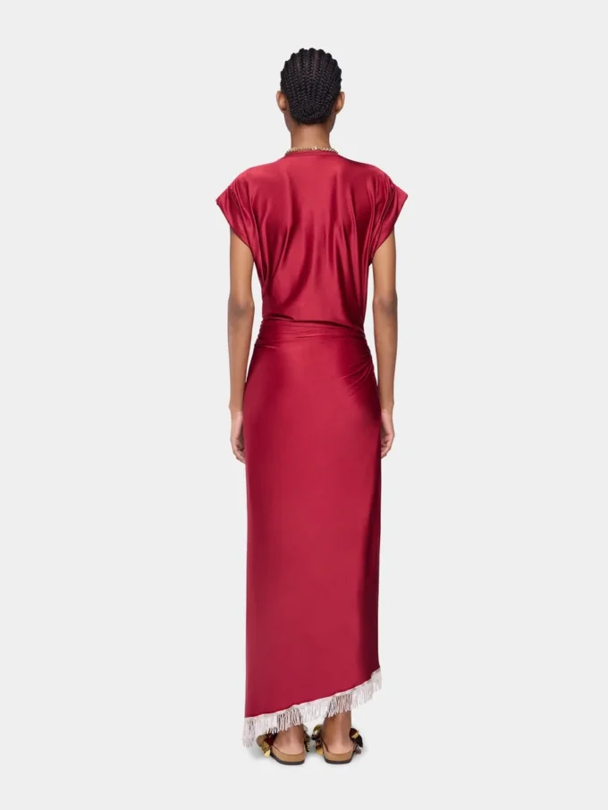 Long dress in jersey